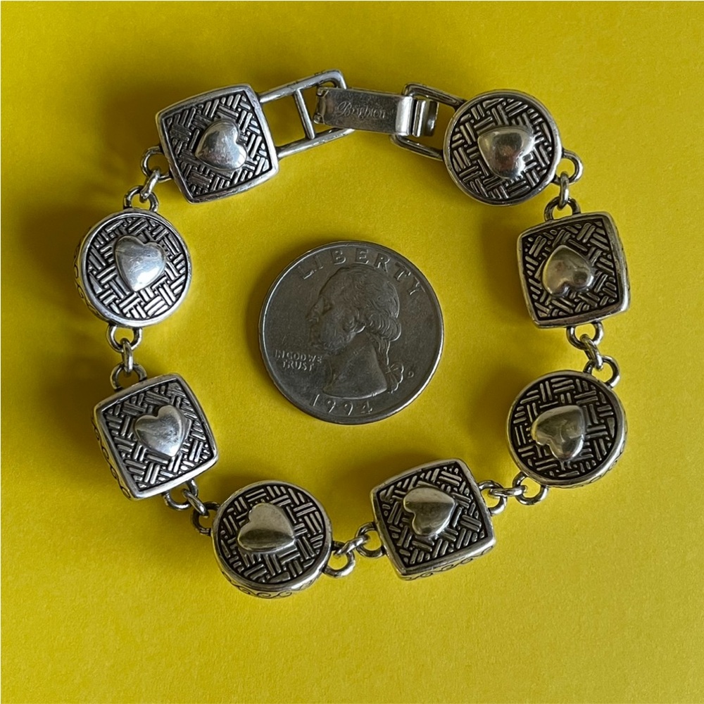 BRIGHTON HEIRESS BRACELET GOLD/SILVER/CRYSTAL - Picture 9 of 16